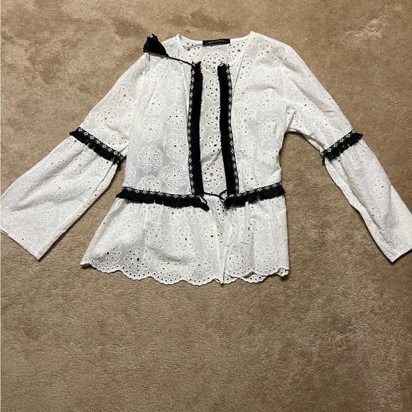 Zara black and white kimono - Picture 8 of 8